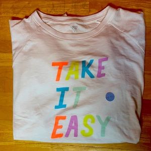 NWT Love by GAP womens oversized long sleeve shirt